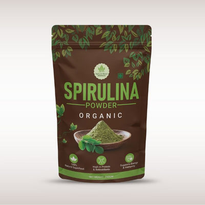 Spirulina Powderβ Pure Organic Wellness-200gm