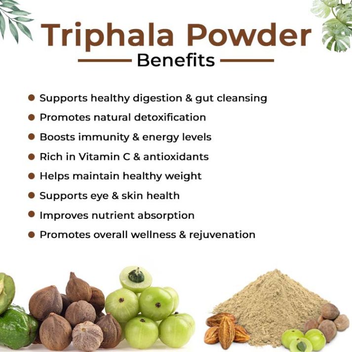 Triphala Powder – Pure Organic Wellness-250gm