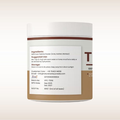 Triphala Powder – Pure Organic Wellness-250gm